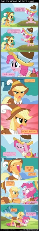 applejack, chancellor puddinghead, pinkie pie, and smart cookie (friendship is magic and etc) created by unknown artist