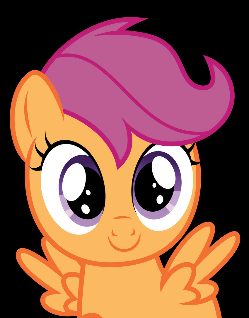 female feral fur hair orange_body simple_background smile smiling_at_viewer solo spread_wings svg transparent_background vector wings young sollace friendship_is_magic hasbro my_little_pony mythology scootaloo_(mlp) equid equine mammal mythological_creature mythological_equine pegasus absurd_res alpha_channel hi_res