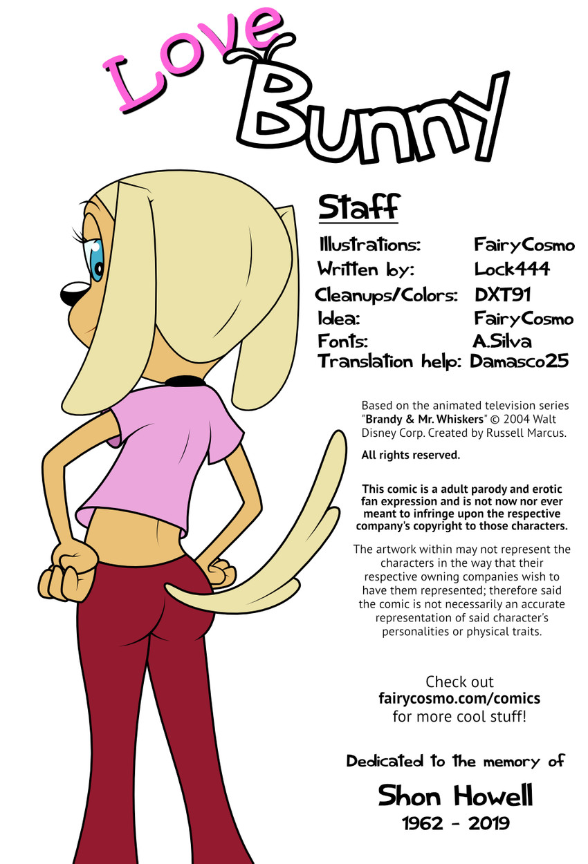 anthro blue_eyes butt choker clothing female hands_on_hips jewelry midriff narrow_hips necklace rear_view simple_background solo text thin_calves thin_legs thin_thighs tight_clothing white_background fairycosmo lock444 brandy_and_mr._whiskers disney brandy_harrington canid canine canis domestic_dog mammal comic english_text hi_res url