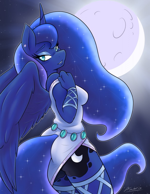 princess luna (friendship is magic and etc) created by ambris