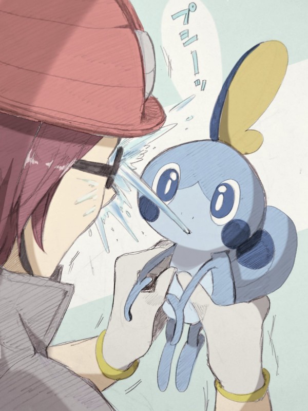 ambiguous_gender armor duo feral gym_leader headgear helmet male open_mouth simple_background spitting water shitsuwa nintendo pokemon roark_(pokemon) generation_8_pokemon human mammal pokemon_(species) reptile scalie sobble 2019 3:4 hi_res