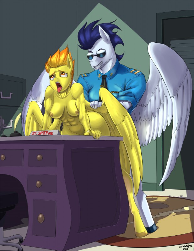 soarin, spitfire, and wonderbolts (friendship is magic and etc) created by siberwar