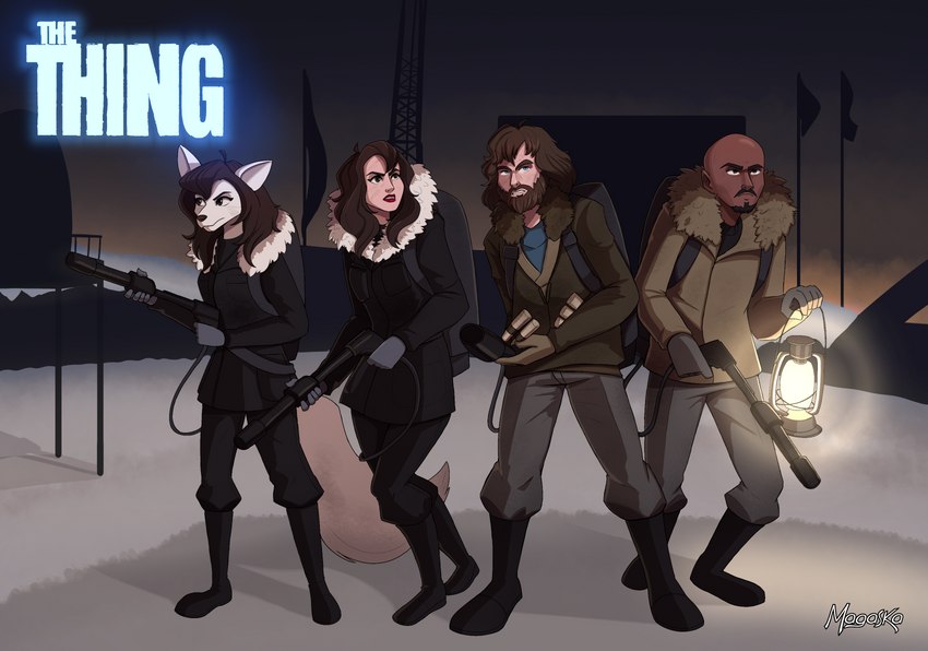 childs, kate lloyd, lily bates, and r.j. macready (the thing) created by magaska19