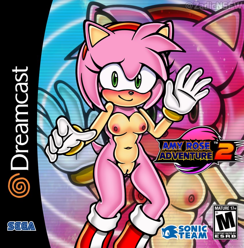 amy rose (sonic the hedgehog (series) and etc) created by zadicnsfw