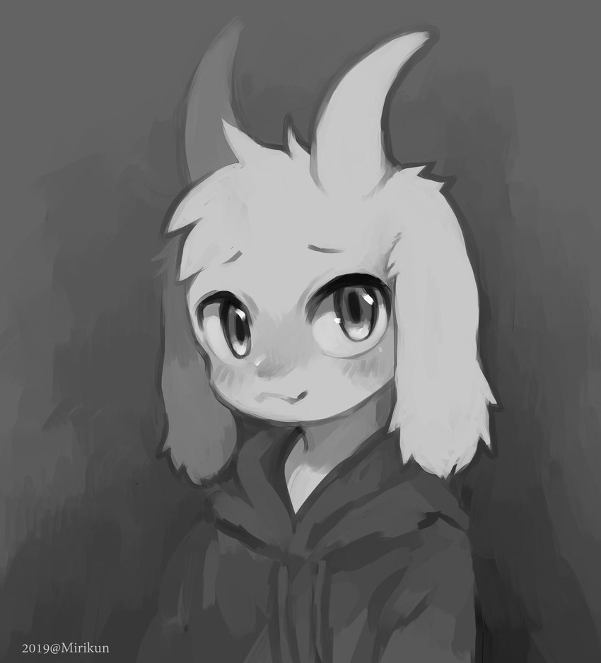 asriel dreemurr (undertale (series) and etc) created by miri