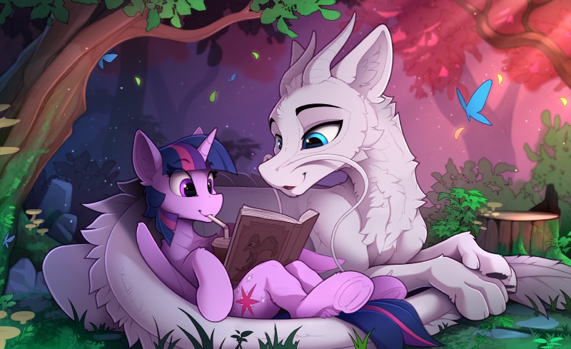 twilight sparkle and zefiroth (east asian mythology and etc) created by yakovlev-vad