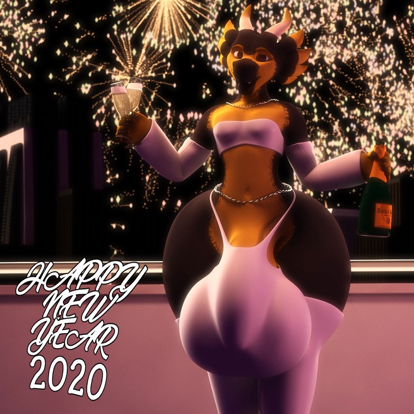 anthro big_penis bulge clothing femboy fireworks genitals huge_penis hyper hyper_genitalia hyper_penis male penis solo thong underwear wide_hips anthroanim mythology new_year_2020 milenth_drake dragon mythological_creature mythological_scalie scalie 1:1 3d_(artwork) digital_media_(artwork) hi_res