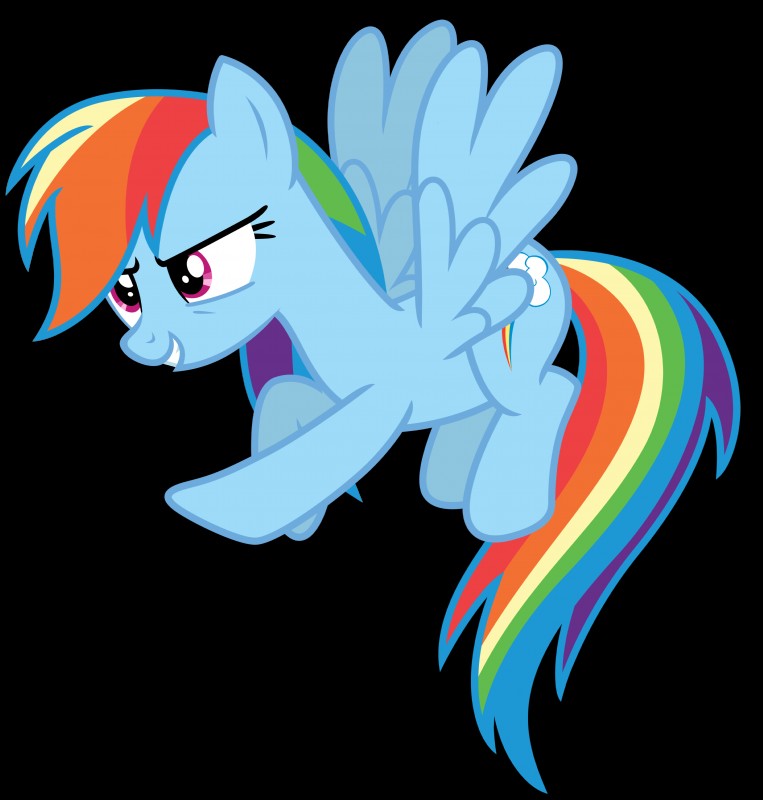 rainbow dash (friendship is magic and etc) created by estories