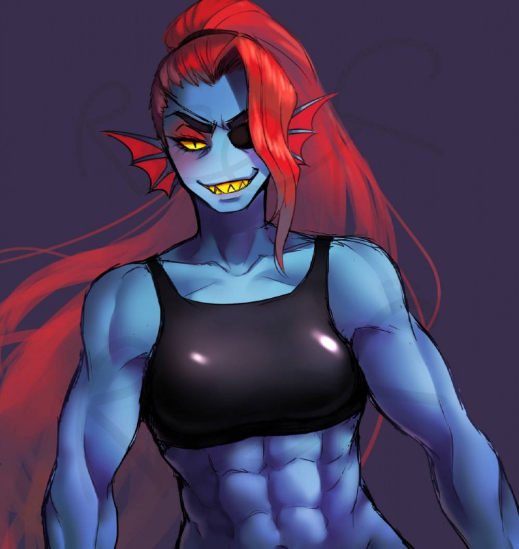 undyne (undertale (series) and etc) created by reef (artist)