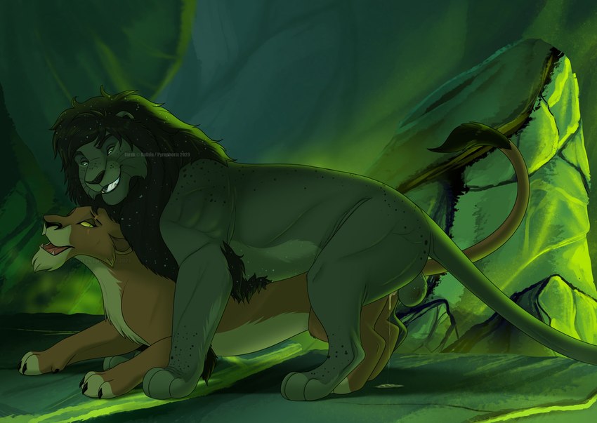 scar and tarek (the lion king and etc) created by lynxbrush