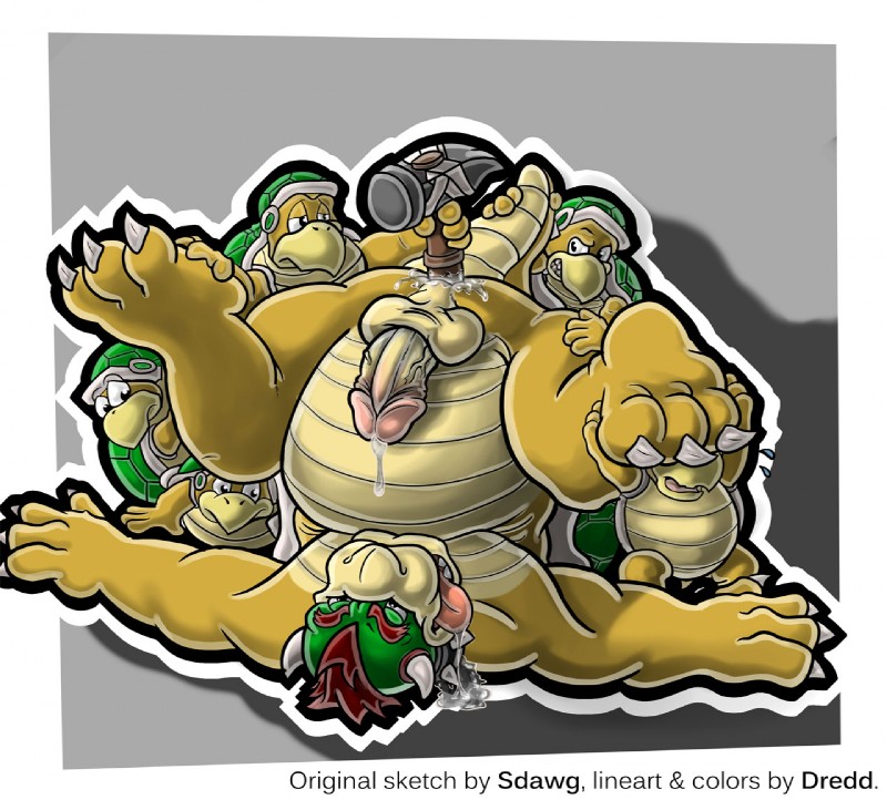 bowser (mario bros and etc) created by dredd and sdawg