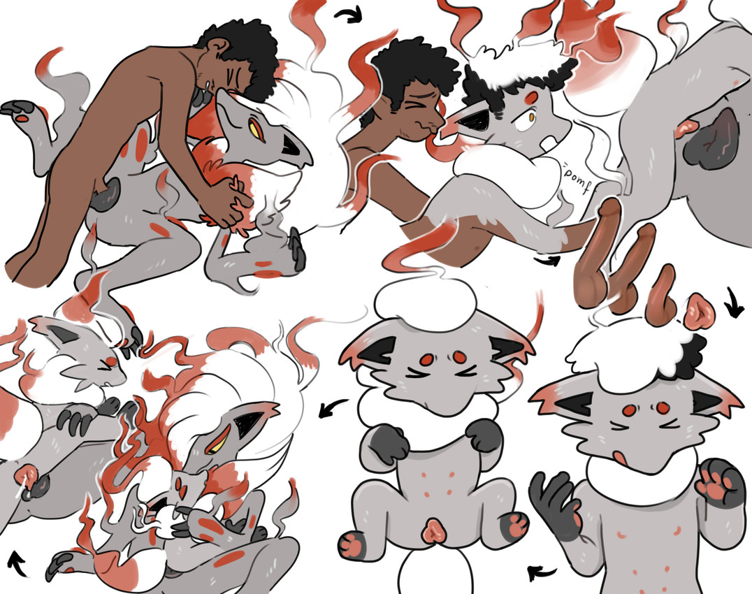 age_regression animal_genitalia animal_vulva balls bestiality black_vulva bodily_fluids canine_genitalia claws duo eyes_closed female female/female feral fur gender_transformation genital_fluids genitals human_on_feral humanoid_genitalia humanoid_penis interspecies loss_of_dexterity male male/female mtf_transformation nipples open_mouth orgasm orgasm_face pawpads paws penetration penis permanent permanent_transformation pink_pawpads pokemon_transformation pokephilia sex species_transformation tail transformation vaginal vaginal_fluids vulva white_body white_fur young young_feral binkybnuuy nintendo pokemon pokemon_legends_arceus generation_8_pokemon hisuian_form hisuian_zoroark hisuian_zorua human mammal pokemon_(species) regional_form_(pokemon) absurd_res digital_media_(artwork) hi_res daughter_(lore) incest_(lore) mother_(lore) mother_and_child_(lore) mother_and_daughter_(lore) parent_(lore) parent_and_child_(lore) parent_and_daughter_(lore)