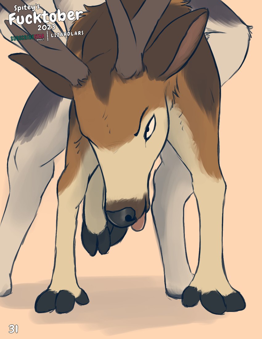 anthro anthro_on_feral anthro_penetrating anthro_penetrating_feral antlers bestiality biped black_body black_fur blep brown_body brown_fur cloven_hooves duo feral feral_penetrated front_view fucked_silly fur hooves horn looking_pleasured male male/male male_on_feral male_penetrated male_penetrating male_penetrating_feral male_penetrating_male multicolored_body multicolored_fur nude obscured_anal obscured_penetration obscured_sex penetration quadruped sex simple_background tan_body tan_fur tongue tongue_out two_tone_body two_tone_fur white_body white_fur lizardlars mythology spitey canid canine canis deer mammal mythological_canine mythological_creature werecanid werecanine werecreature werewolf wolf 2023 digital_media_(artwork) hi_res