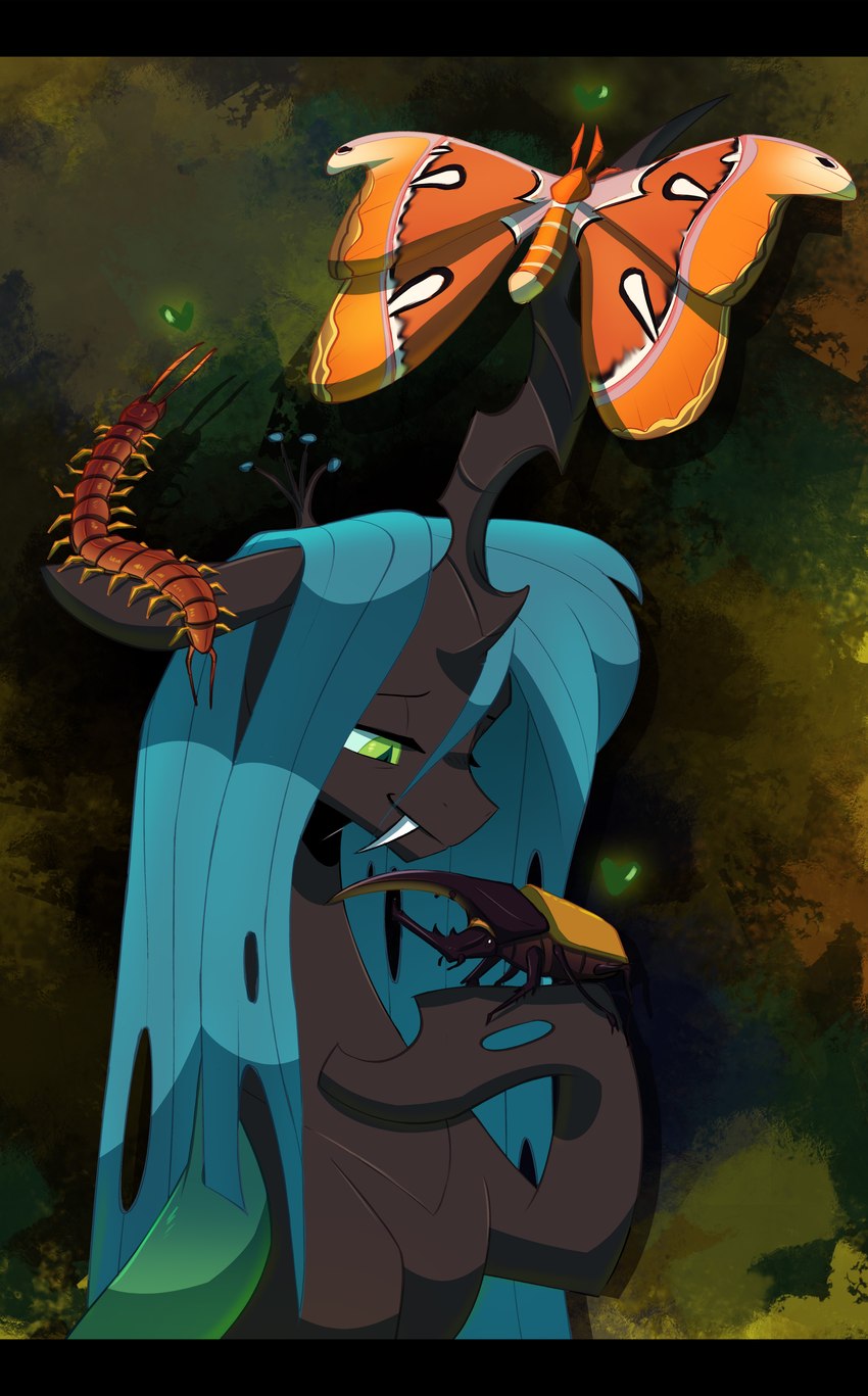 queen chrysalis (friendship is magic and etc) created by doodlemark