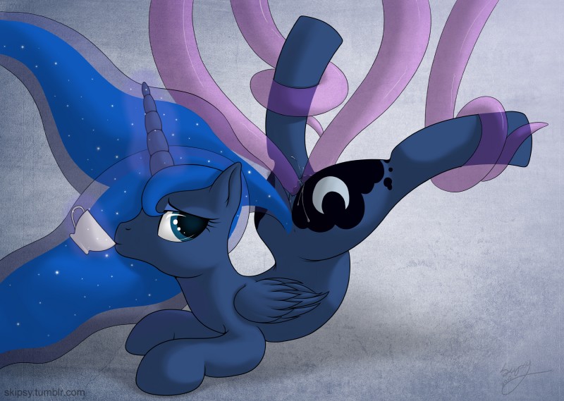 princess luna (friendship is magic and etc) created by skipsy