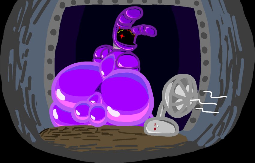 1_eye anthro anus backsack balloon balls barely_visible_anus big_butt butt butt_focus cable doorframe femboy genitals gift glowing glowing_eyes inflatable looking_at_viewer looking_back machine male perineum red_eyes scut_tail short_tail simple_background solo steel tail thick_thighs transparent_background y_anus diamondtears five_nights_at_freddy's five_nights_at_freddy's_2 scottgames fan_(fnaf) withered_bonnie_(fnaf) animatronic lagomorph leporid mammal rabbit robot 2022 absurd_res alpha_channel digital_media_(artwork) hi_res