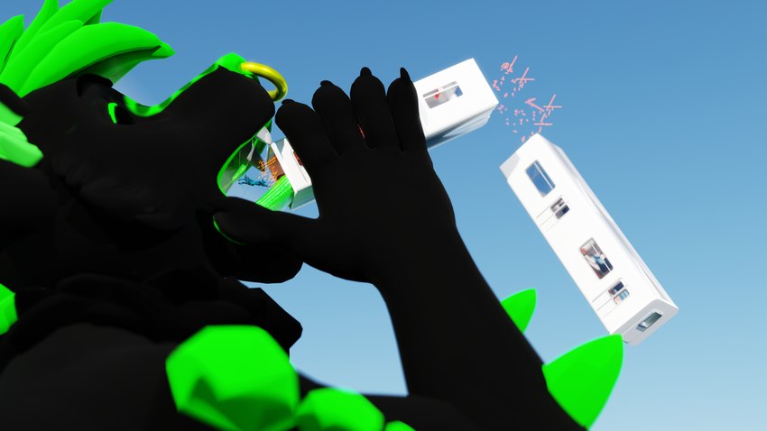 anthro destruction duo macro male male/male micro sky subway vore mythology fareusz canid canine canis dragon hybrid mammal mephitid mythological_creature mythological_scalie scalie skunk wolf 16:9 3d_(artwork) 4k absurd_res digital_media_(artwork) hi_res widescreen