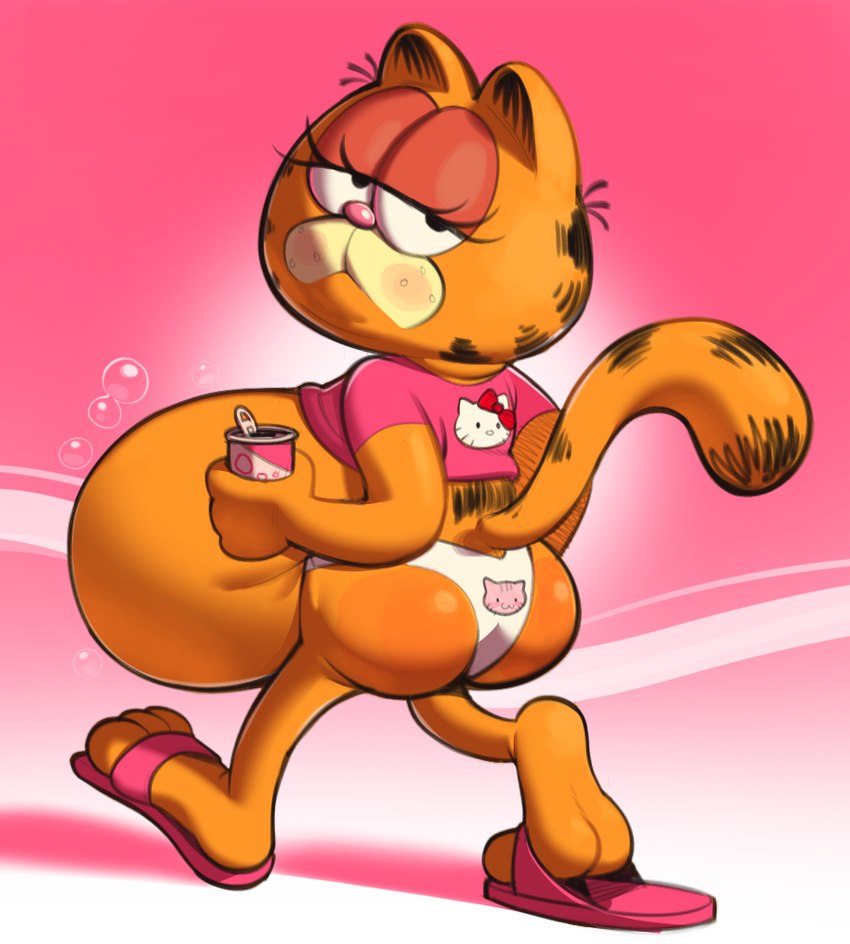 garfield the cat (garfield (series)) created by bomkragg