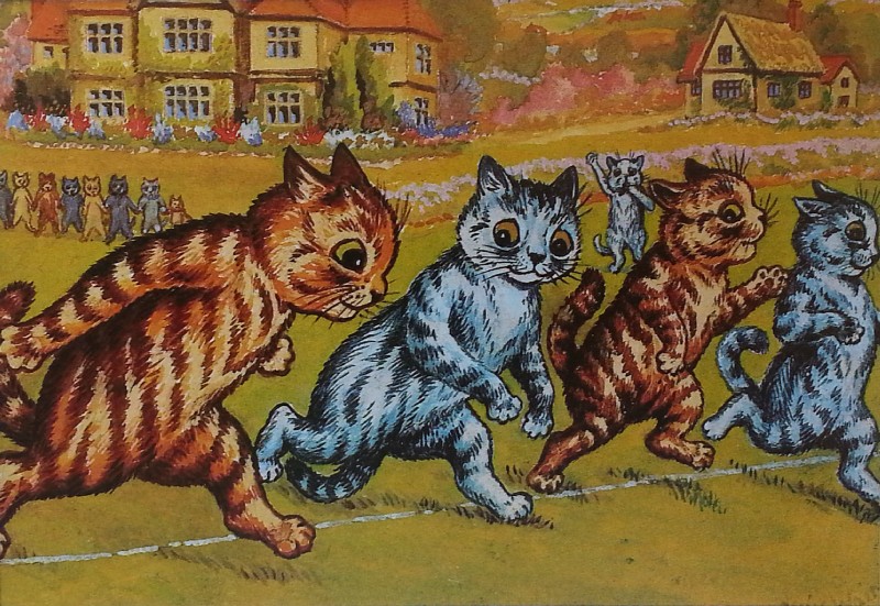 public domain and etc created by louis wain