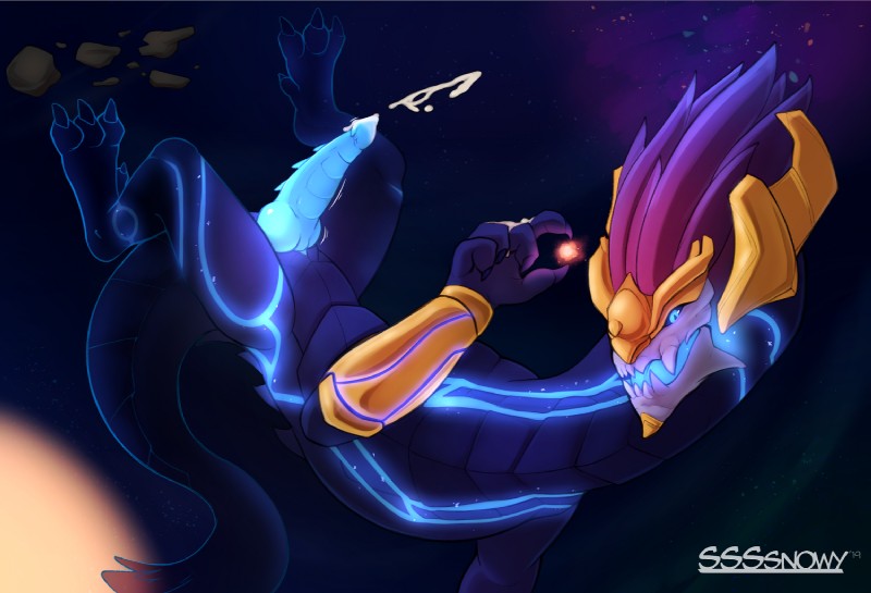 aurelion sol (league of legends and etc) created by ssssnowy