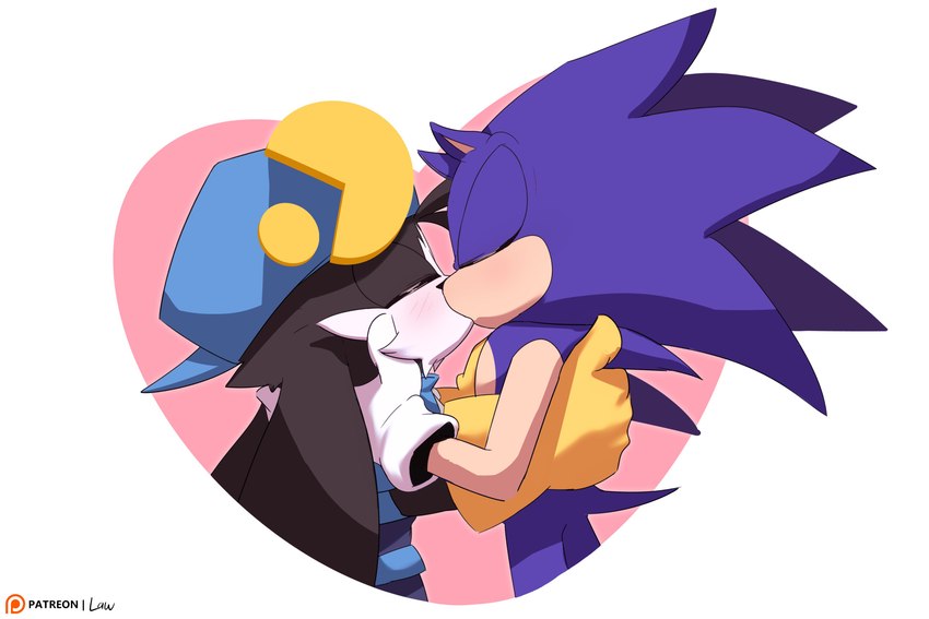 anthro black_body black_fur blue_body blue_fur blush clothing crossover_ship duo eyes_closed french_kissing fur gloves handwear hat headgear headwear heart_symbol kiss_on_lips kissing male male/male romantic romantic_couple toony white_body white_fur lawgx bandai_namco klonoa_(series) sega sonic_the_hedgehog_(series) klonoa sonic_the_hedgehog domestic_cat eulipotyphlan felid feline felis hedgehog mammal tuxedo_cat 3:2 absurd_res crossover hi_res