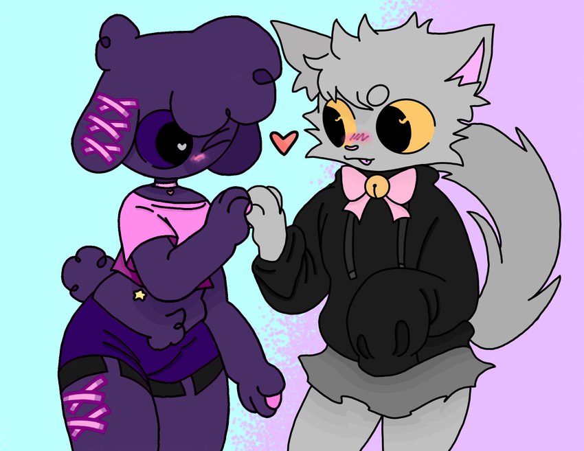 izzy and unknown character created by kawaiikat and unknown artist