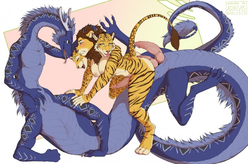 konrad and meowberus (east asian mythology and etc) created by araivis-edelveys