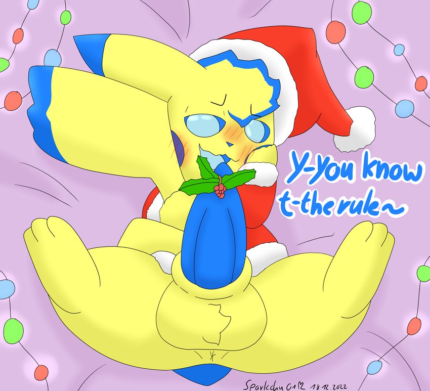 fan character and sparkchu (christmas and etc) created by sparkchu01