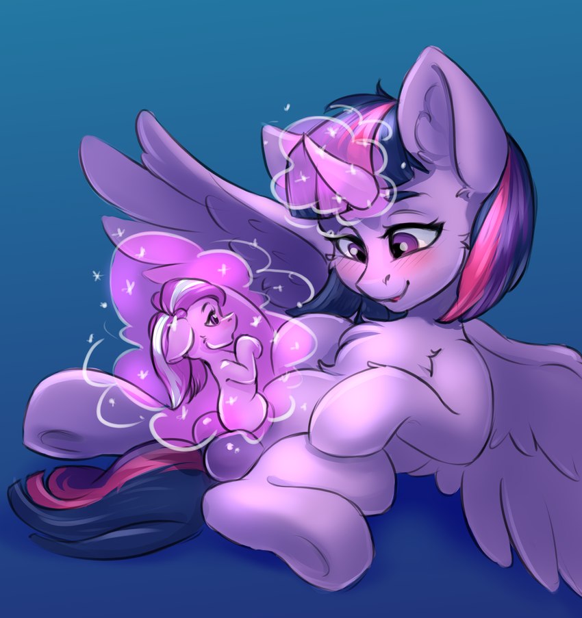 starlight glimmer and twilight sparkle (friendship is magic and etc) created by kittytitikitty