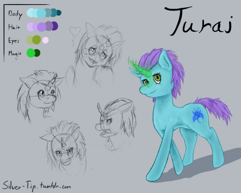 fan character and turai (my little pony and etc) created by silver-tip (artist)