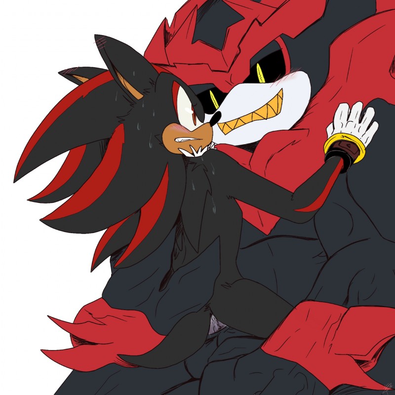 eclipse the darkling and shadow the hedgehog (sonic the hedgehog (archie) and etc) created by kunga (artist)