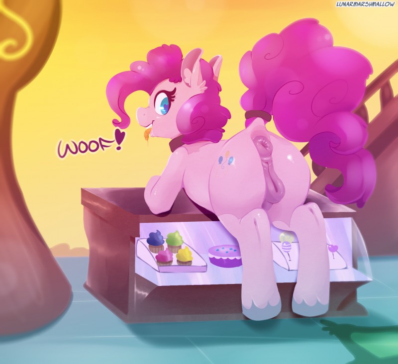 pinkie pie (friendship is magic and etc) created by lunarmarshmallow