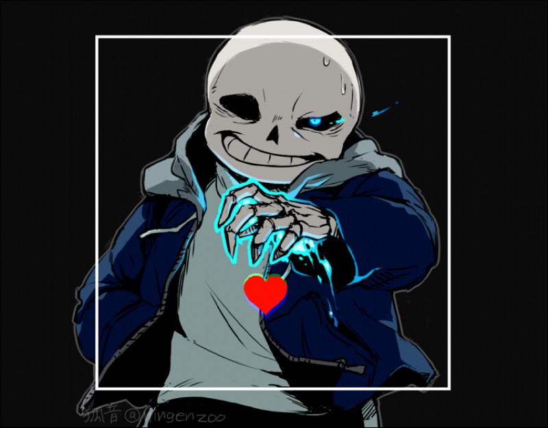 sans (undertale (series) and etc) created by 狐音