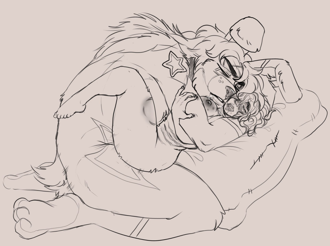 3_toes ambiguous_penetration anthro anthro_on_top anthro_penetrating anthro_penetrating_female anthro_penetrating_human bite_mark bite_mark_on_thigh breasts duo eyes_closed feet female female_human female_on_anthro female_on_bottom female_penetrated human_on_anthro human_on_bottom human_penetrated interspecies larger_anthro larger_male larger_on_top looking_pleasured male male/female male_anthro male_on_human male_on_top male_penetrating male_penetrating_female male_penetrating_human nipples on_bottom on_top penetration penile penile_penetration pillow platform_missionary_position scar scratch_mark scut_tail sex short_tail size_difference smaller_human smaller_on_bottom smaller_penetrated tail toes monteddyonnie five_nights_at_freddy's five_nights_at_freddy's:_security_breach scottgames steel_wool_studios glamrock_bonnie_(fnaf) human lagomorph leporid mammal rabbit 2022 hi_res monochrome