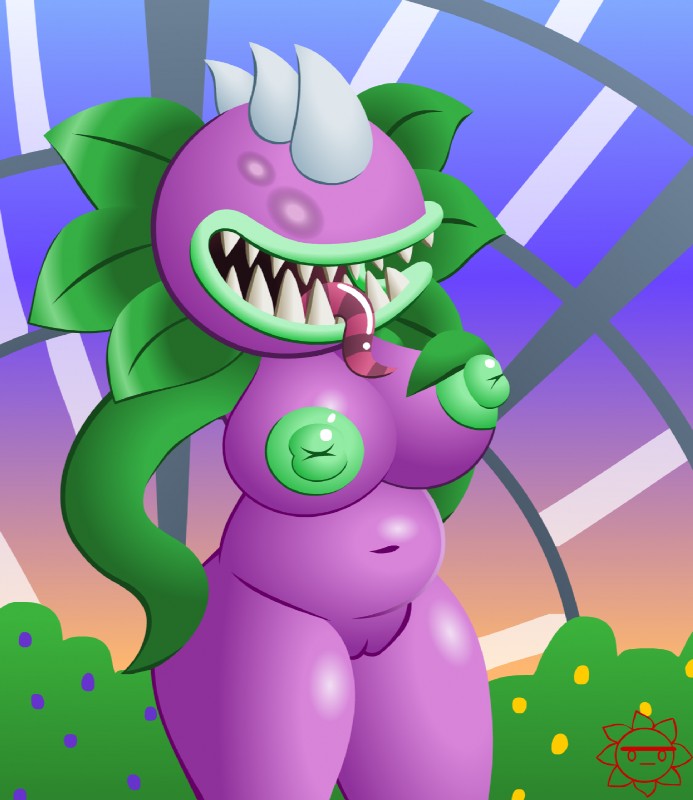 chompzilla (plants vs. zombies heroes and etc) created by screwroot