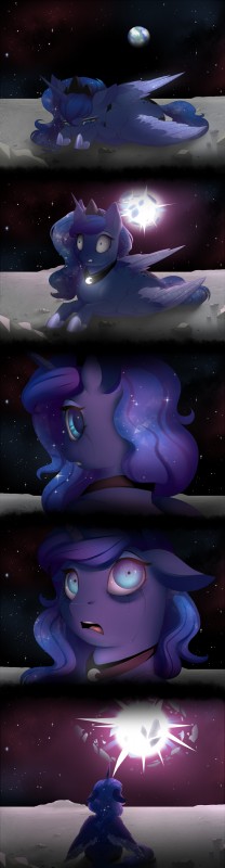 princess luna (friendship is magic and etc) created by evehly