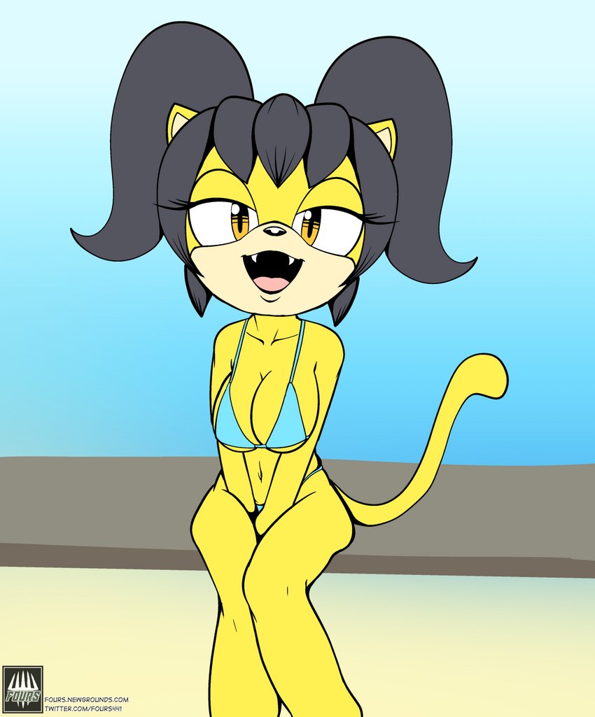 honey the cat (sonic the hedgehog (series) and etc) created by fours (artist)