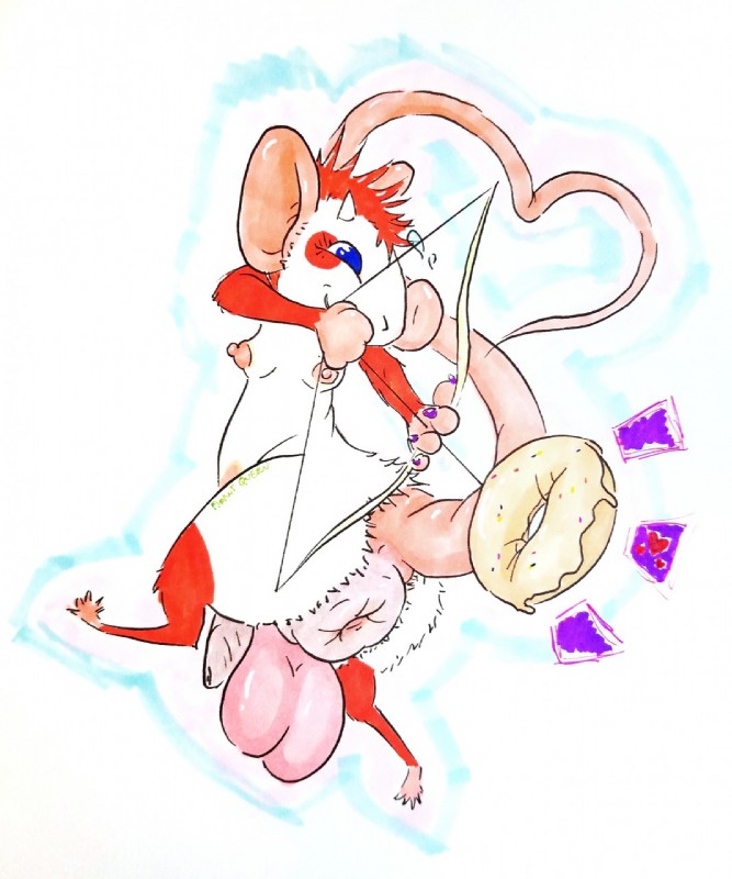 anus balls big_anus big_balls breasts dessert doughnut food gaping gaping_anus genitals gynomorph huge_anus hyper hyper_anus intersex pastry penis pucker puffy_anus solo donutqueen cupid hybrid mammal murid murine rat rodent hi_res
