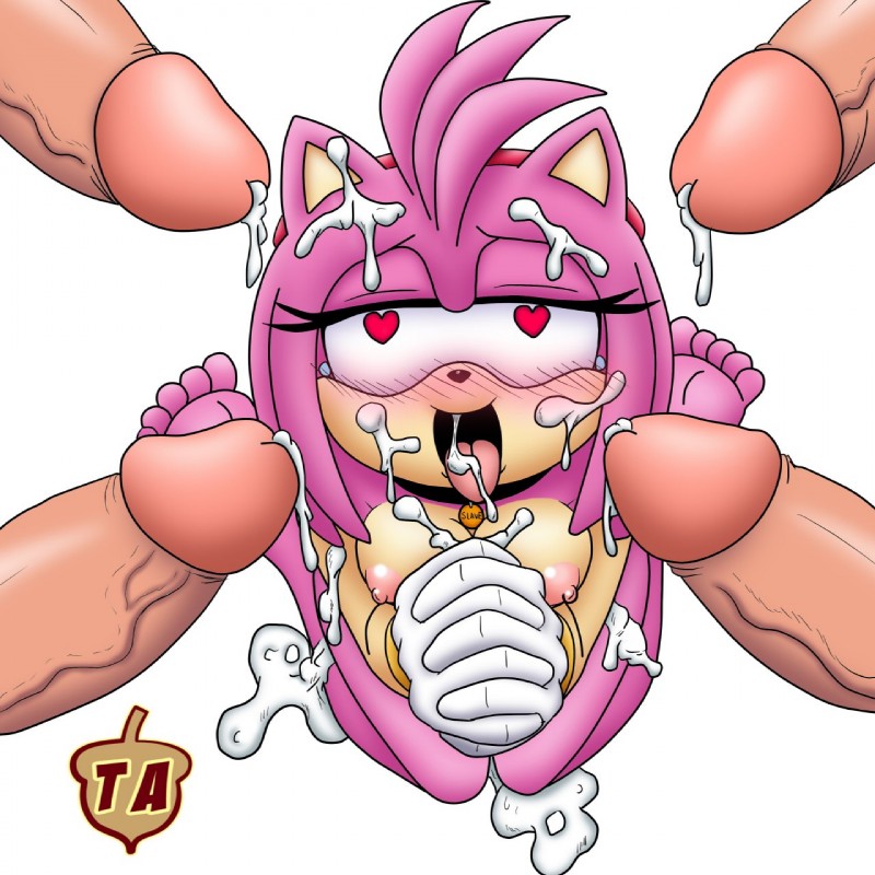 amy rose (sonic the hedgehog (series) and etc) created by slashysmiley