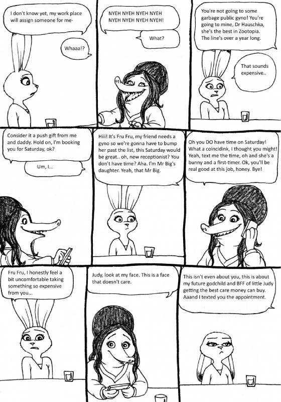 fru fru and judy hopps (zootopia and etc) created by bernielover