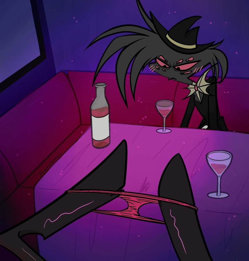 angel dust and arackniss (hazbin hotel) created by yummynommyy