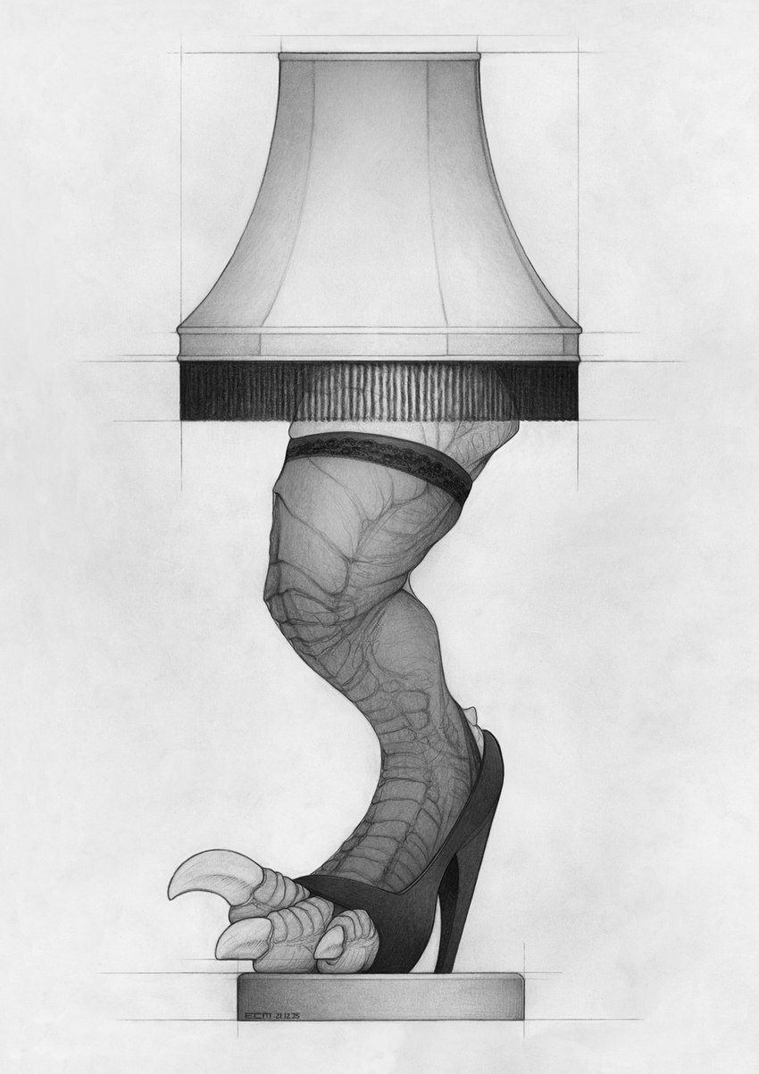 leg lamp (a christmas story) created by ecmajor