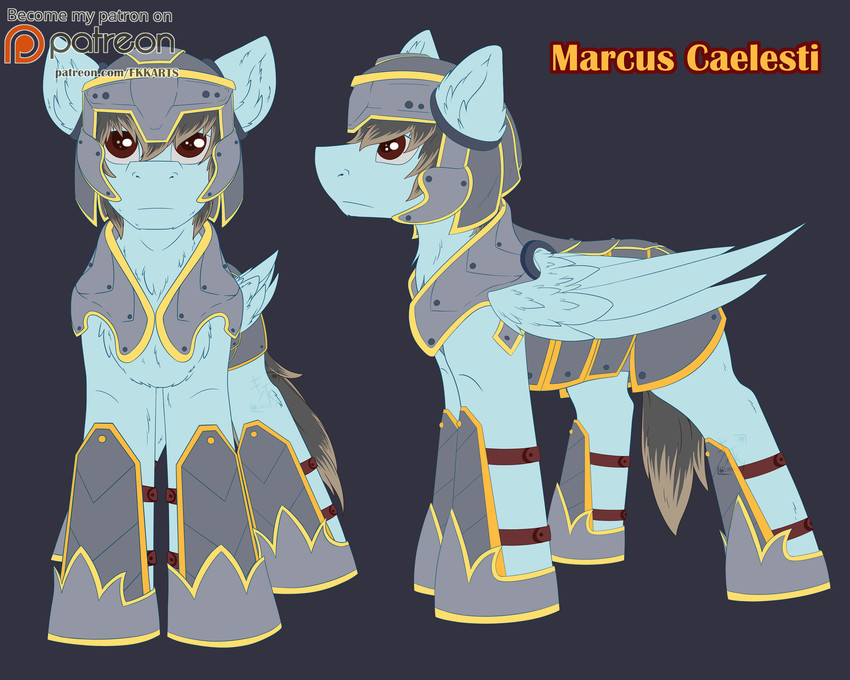 fan character and marcus caelesti (my little pony and etc) created by fkk