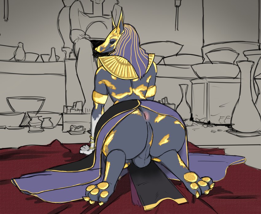 anubis (middle eastern mythology and etc) created by securipun