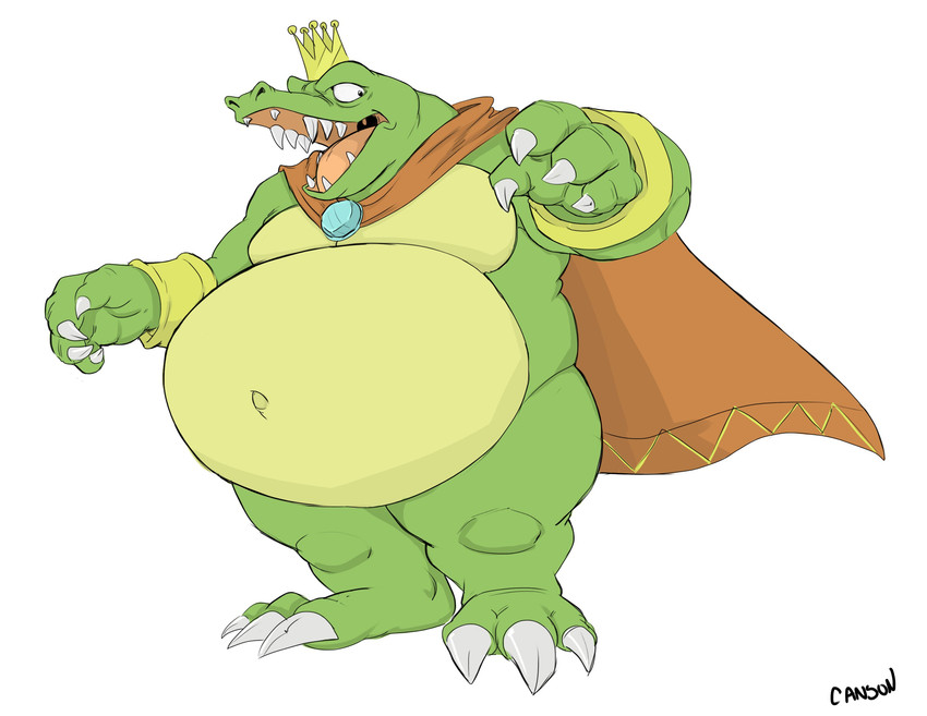 king k. rool (donkey kong (series) and etc) created by canson