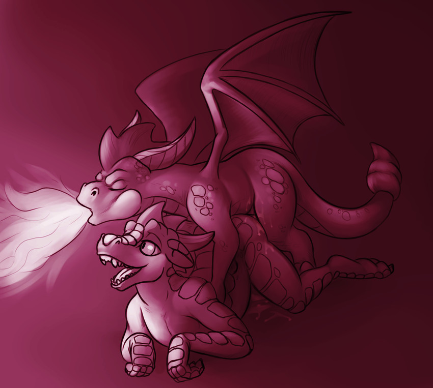 spitey and spyro (spyro the dragon and etc) created by lizardlars