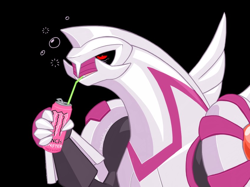 5_fingers ambiguous_gender bendy_straw beverage beverage_can black_background bubble can claws container drinking drinking_straw finger_claws fingers holding_beverage holding_can holding_container holding_object monster_energy_can pink_body red_sclera simple_background solo tired white_body psychedelic-lemur monster_energy nintendo pokemon generation_4_pokemon legendary_pokemon palkia pokemon_(species) 2024 4:3 digital_drawing_(artwork) digital_media_(artwork)