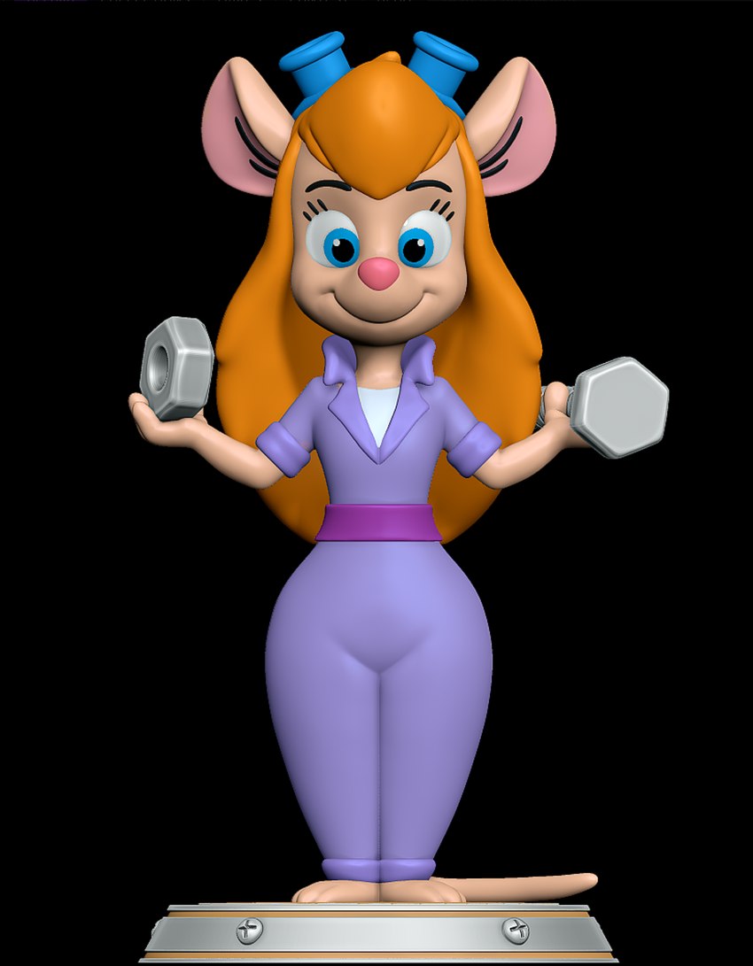 gadget hackwrench (chip 'n dale rescue rangers and etc) created by sillytoys