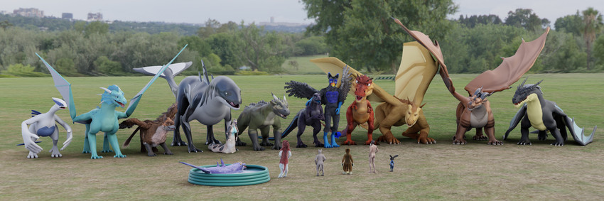 gryphon, homosexual dolphin, justin, momma, judy hopps, and etc (20th century studios and etc) created by racf92