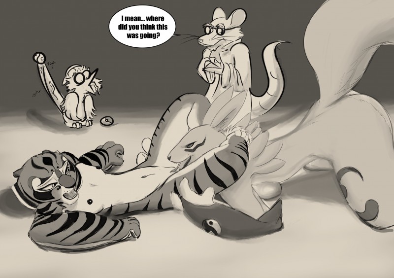 master tigress (kung fu panda and etc) created by koh, sabrotiger, and yawg